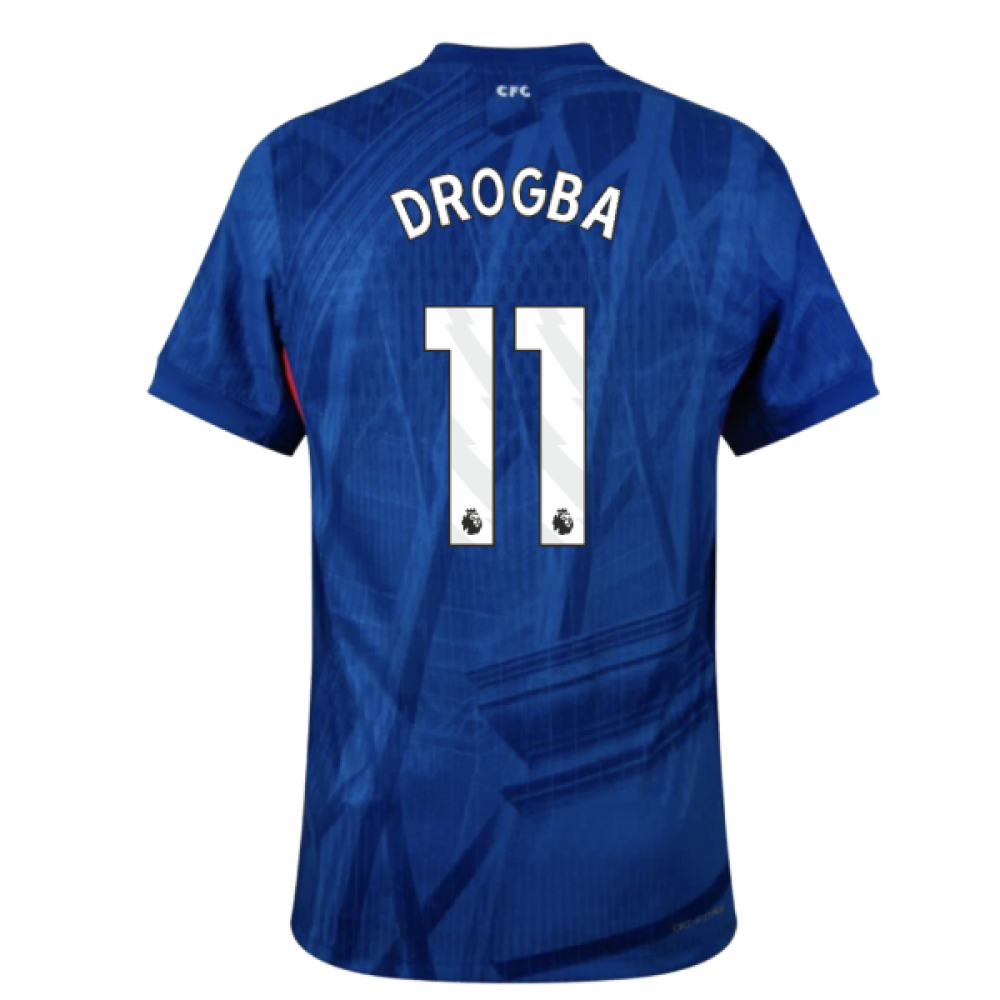 2025-2026 Chelsea Home Authentic Shirt (Drogba 11)