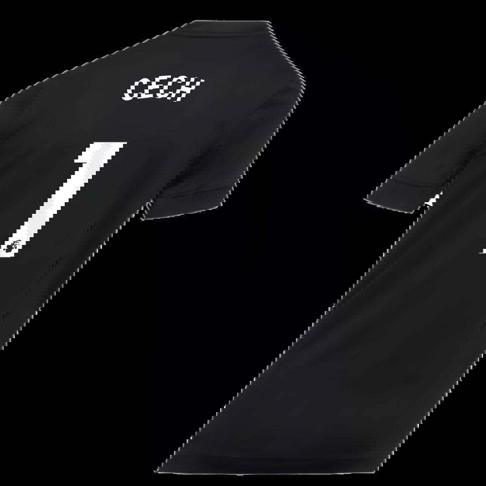 2025-2026 Chelsea Home Goalkeeper Shirt (Black) - Kids (Cech 1)