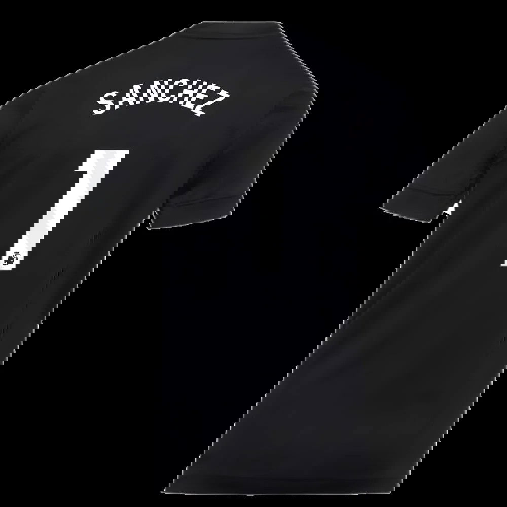 2025-2026 Chelsea Home Goalkeeper Shirt (Black) - Kids (Sanchez 1)