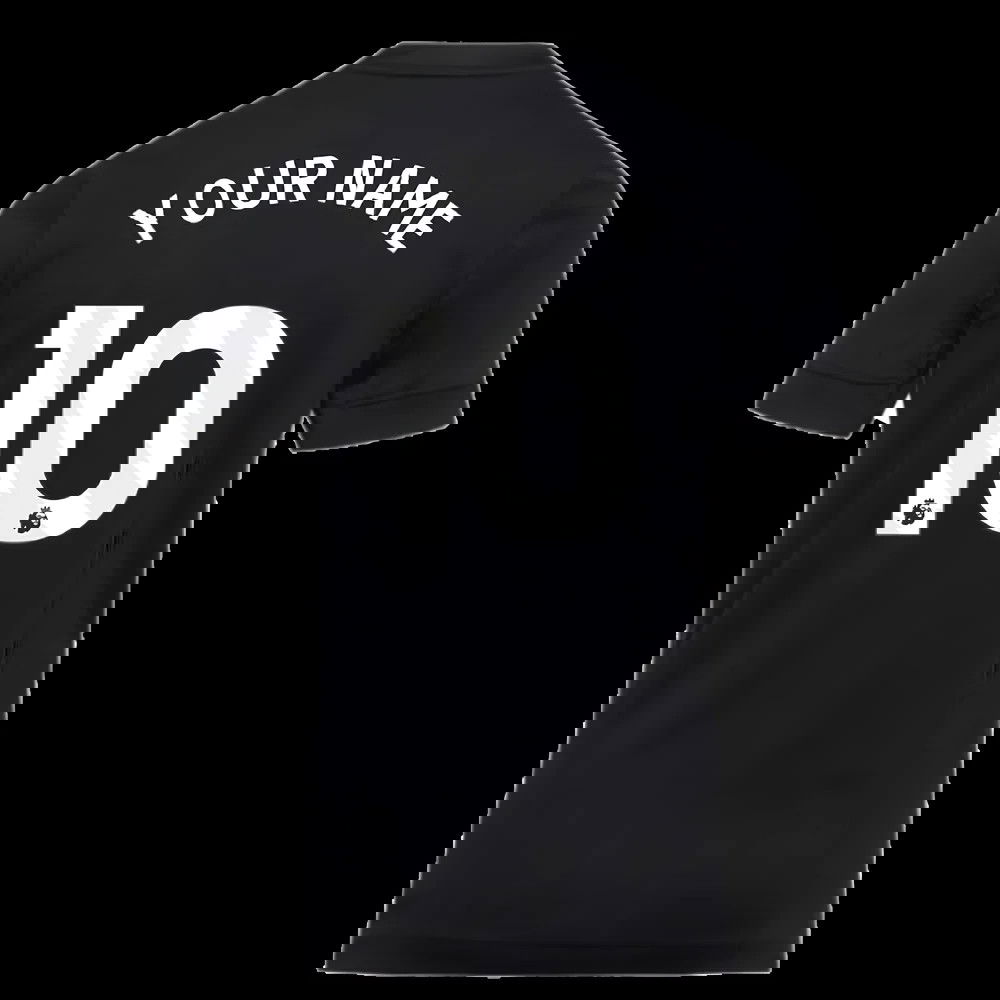 2025-2026 Chelsea Home Goalkeeper Shirt (Black) - Kids (Your Name)