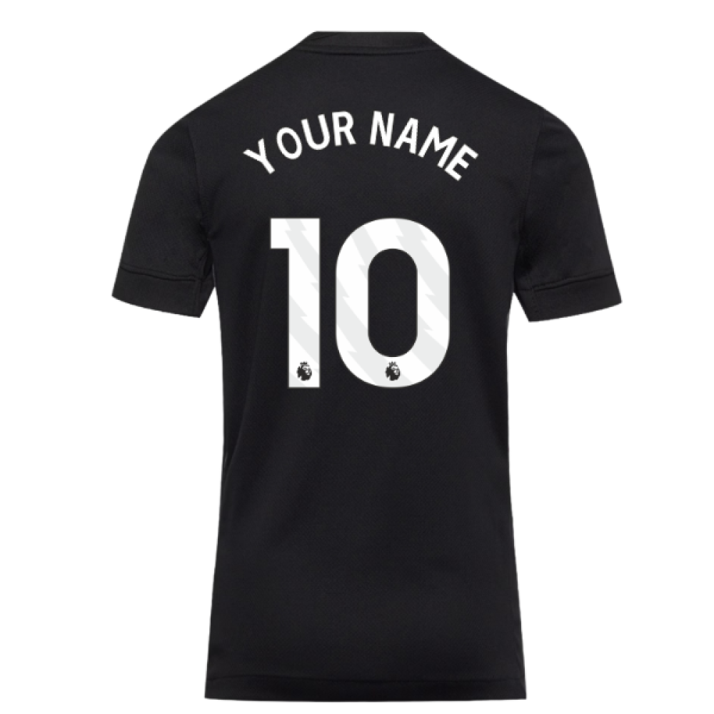 2025-2026 Chelsea Home Goalkeeper Shirt (Black) - Kids (Your Name)