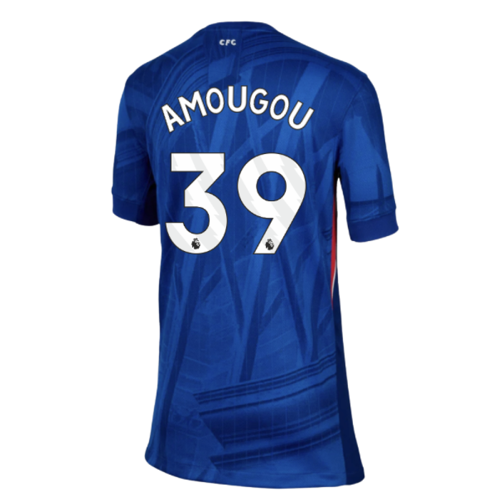 2025-2026 Chelsea Home Shirt (Kids) (Amougou 39)