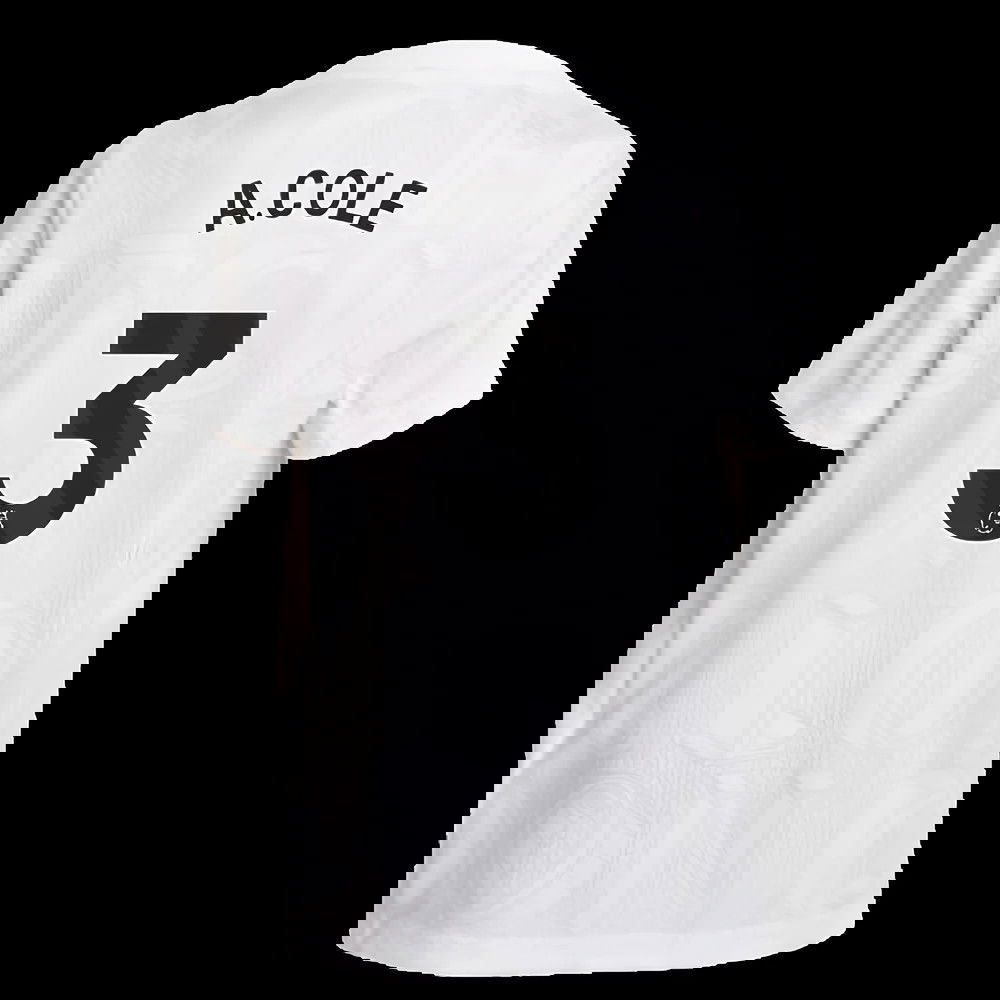 2025-2026 Chelsea Pre-Match Shirt (White) - Kids (A.Cole 3)