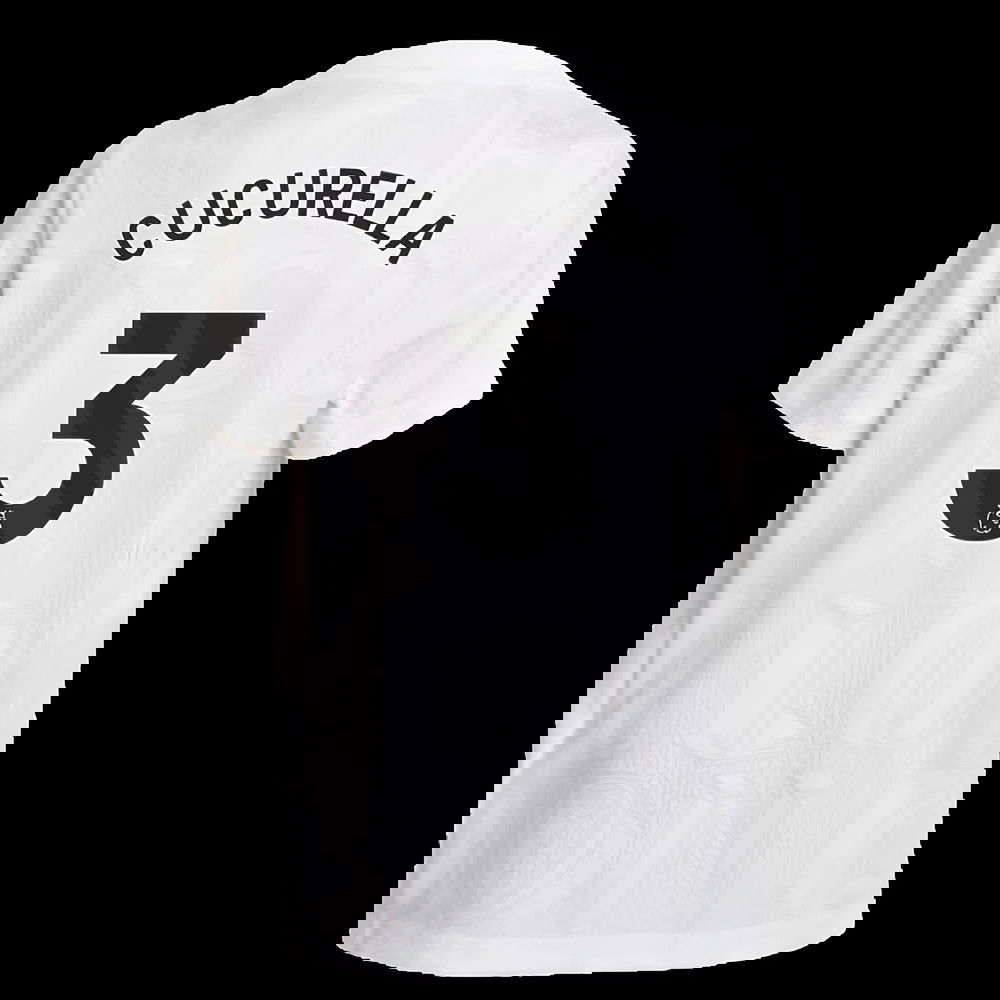 2025-2026 Chelsea Pre-Match Shirt (White) - Kids (Cucurella 3)