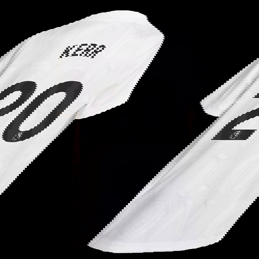 2025-2026 Chelsea Pre-Match Shirt (White) - Kids (Kerr 20)