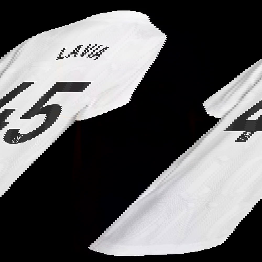 2025-2026 Chelsea Pre-Match Shirt (White) - Kids (Lavia 45)