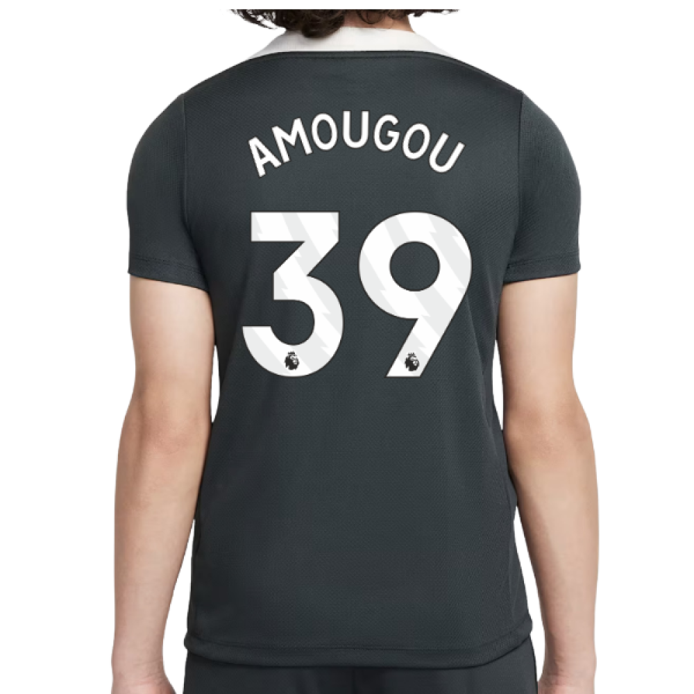 2025-2026 Chelsea Strike Training Shirt (Green) - Kids (Amougou 39)