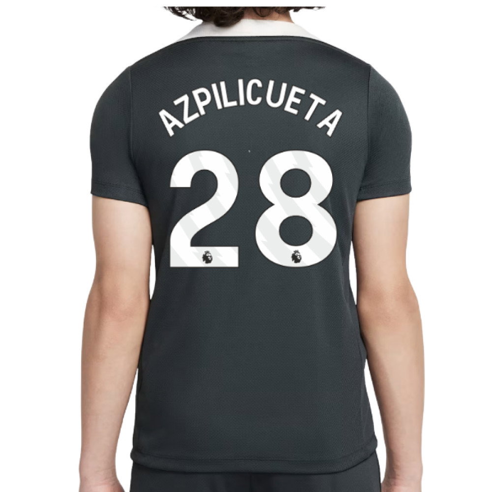 2025-2026 Chelsea Strike Training Shirt (Green) - Kids (Azpilicueta 28)
