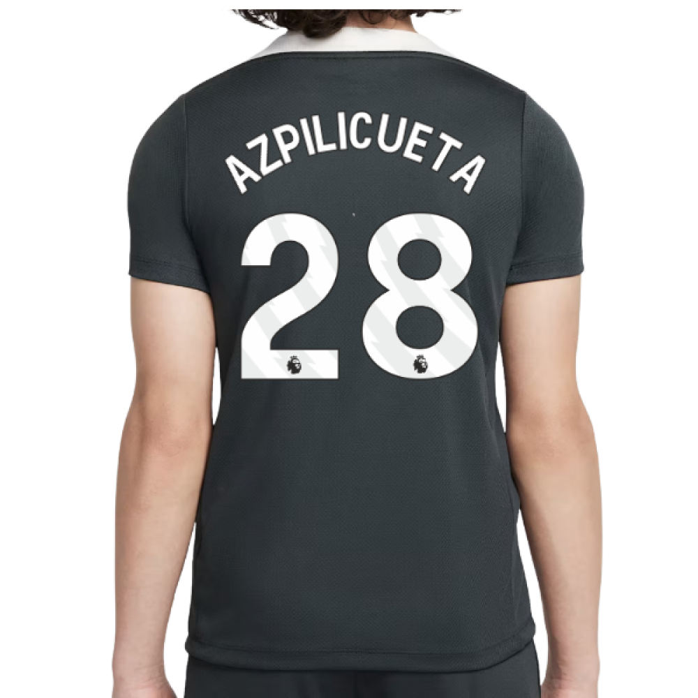 2025-2026 Chelsea Strike Training Shirt (Green) - Kids (Azpilicueta 28)