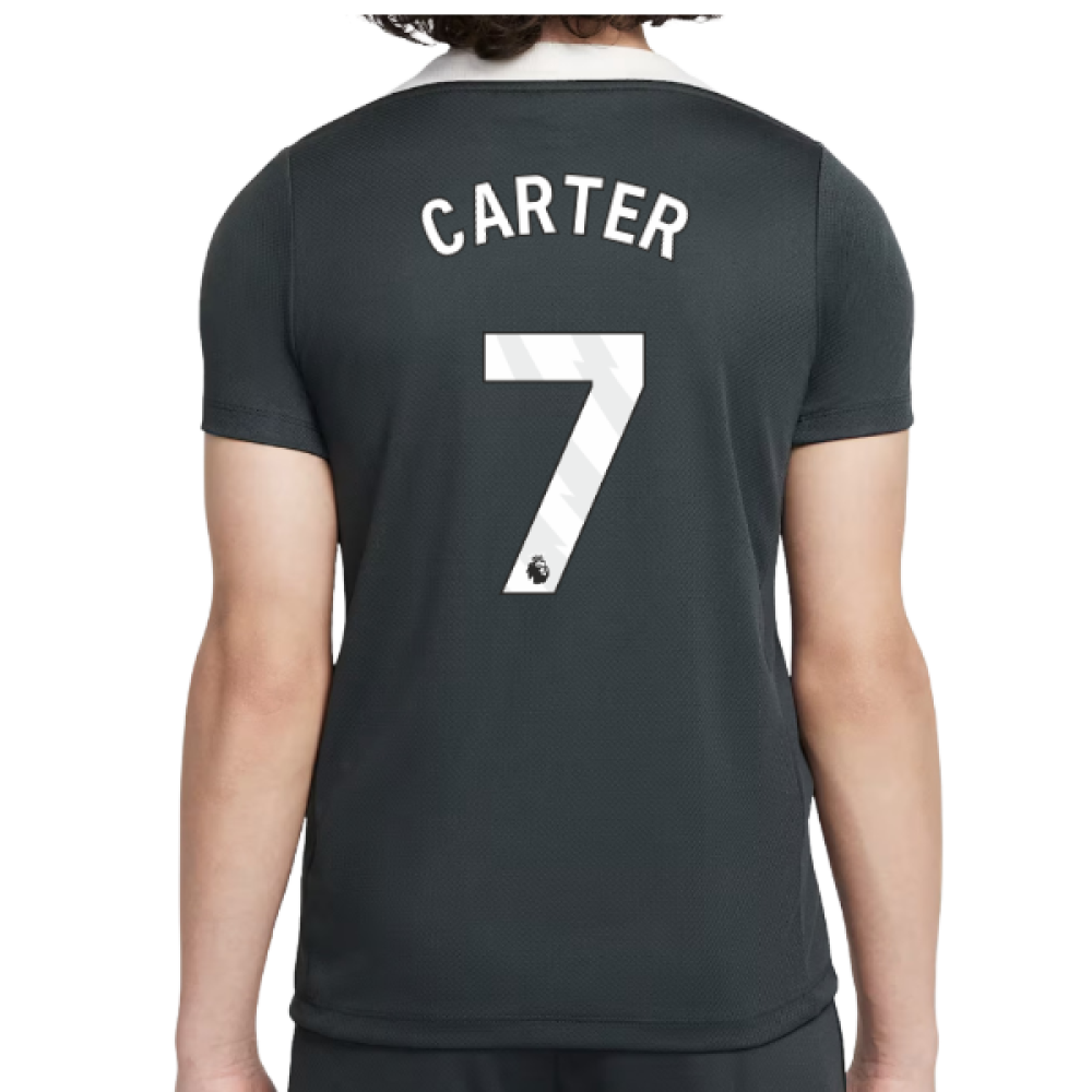 2025-2026 Chelsea Strike Training Shirt (Green) - Kids (Carter 7)
