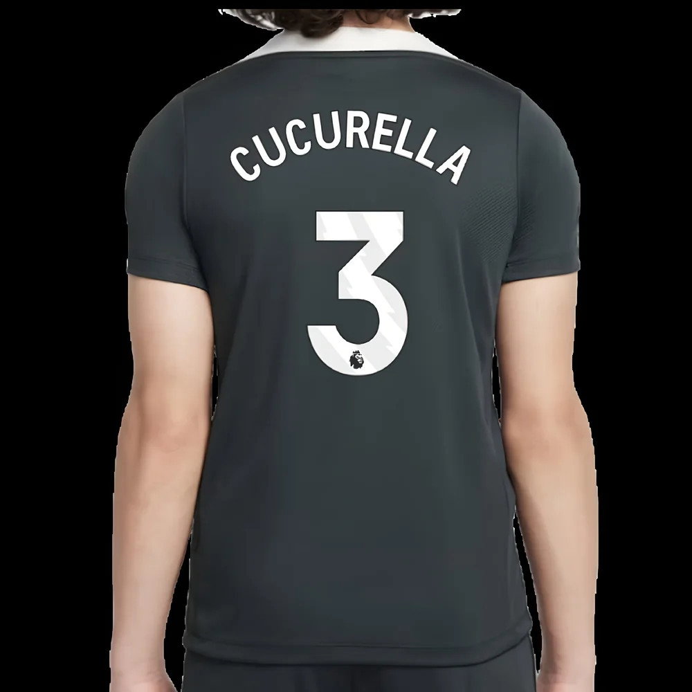 2025-2026 Chelsea Strike Training Shirt (Green) - Kids (Cucurella 3)