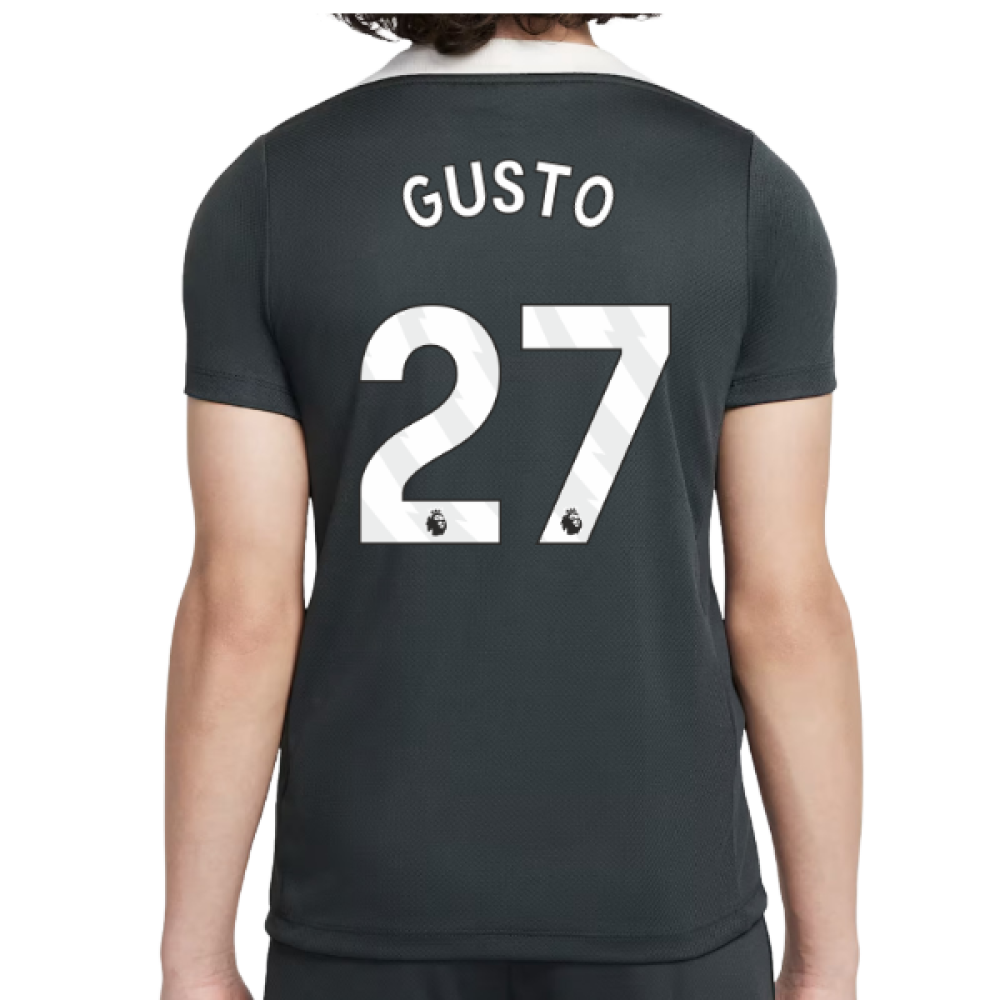2025-2026 Chelsea Strike Training Shirt (Green) - Kids (Gusto 27)