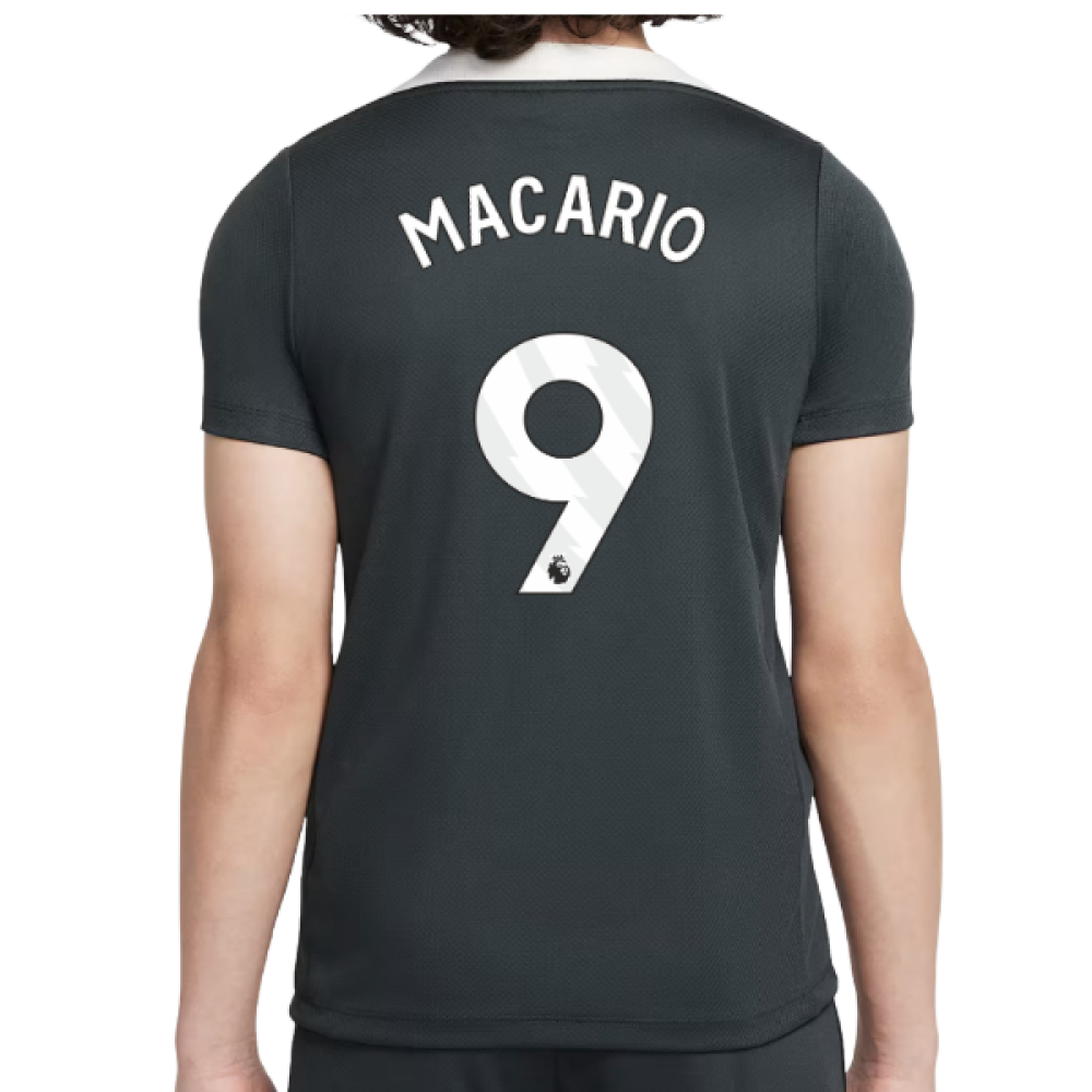 2025-2026 Chelsea Strike Training Shirt (Green) - Kids (Macario 9)