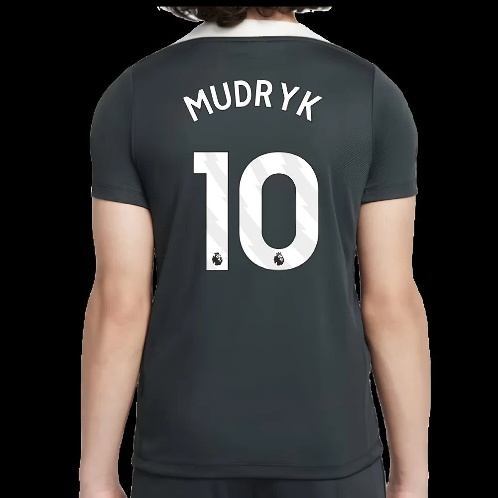 2025-2026 Chelsea Strike Training Shirt (Green) - Kids (Mudryk 10)