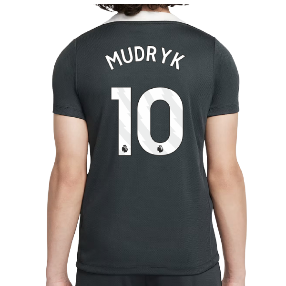 2025-2026 Chelsea Strike Training Shirt (Green) - Kids (Mudryk 10)