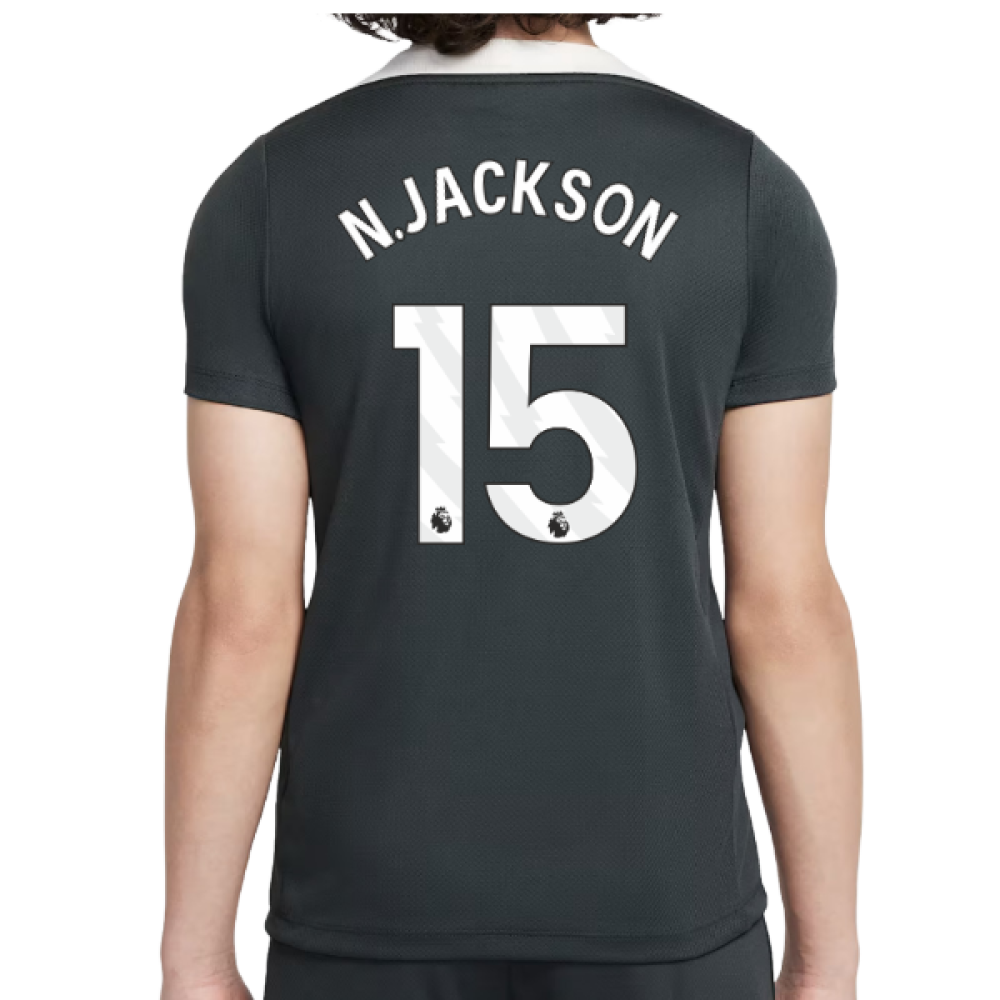 2025-2026 Chelsea Strike Training Shirt (Green) - Kids (N.Jackson 15)