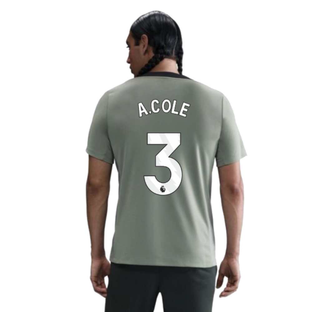 2025-2026 Chelsea Strike Training Shirt (Jade Green) (A.Cole 3)