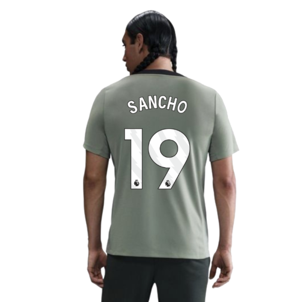 2025-2026 Chelsea Strike Training Shirt (Jade Green) (Sancho 19)