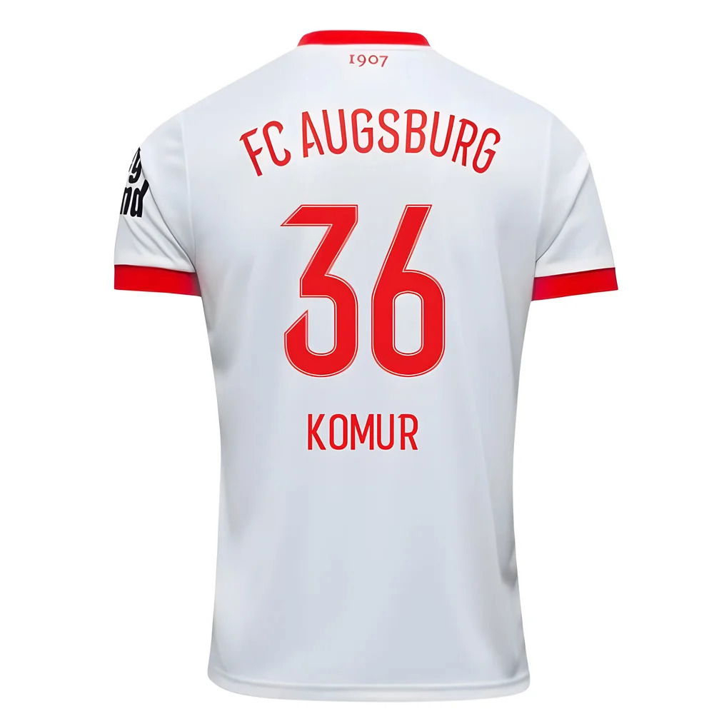 2025-2026 FC Augsburg Home Shirt (Komur 36)