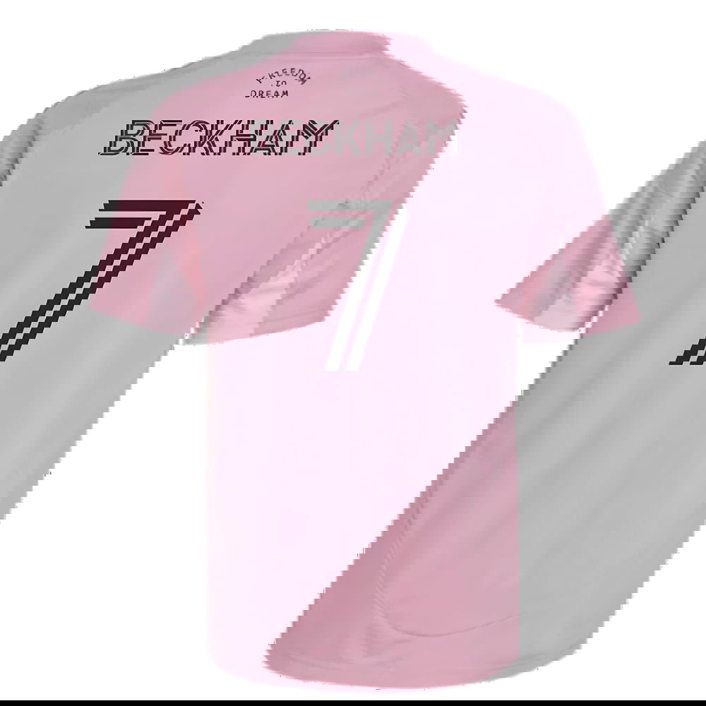 2025-2026 Inter Miami Home Shirt (Kids) (Beckham 7)