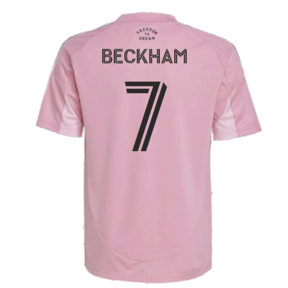 2025-2026 Inter Miami Home Shirt (Kids) (Beckham 7)
