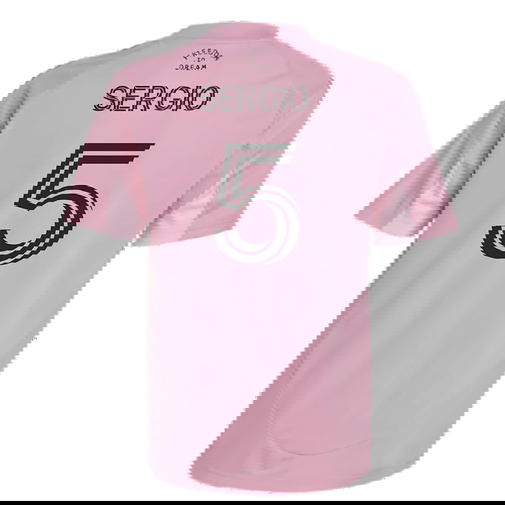 2025-2026 Inter Miami Home Shirt (Kids) (Sergio 5)