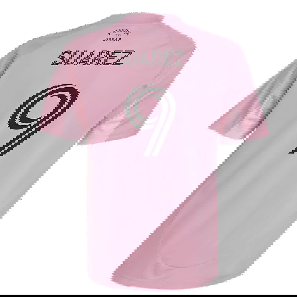 2025-2026 Inter Miami Home Shirt (Kids) (Suarez 9)