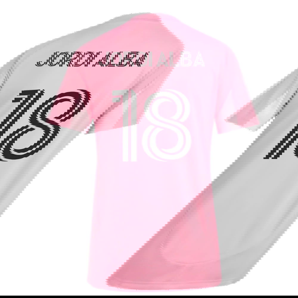 2025-2026 Inter Miami Home Shirt (Womens) (Jordi Alba 18)