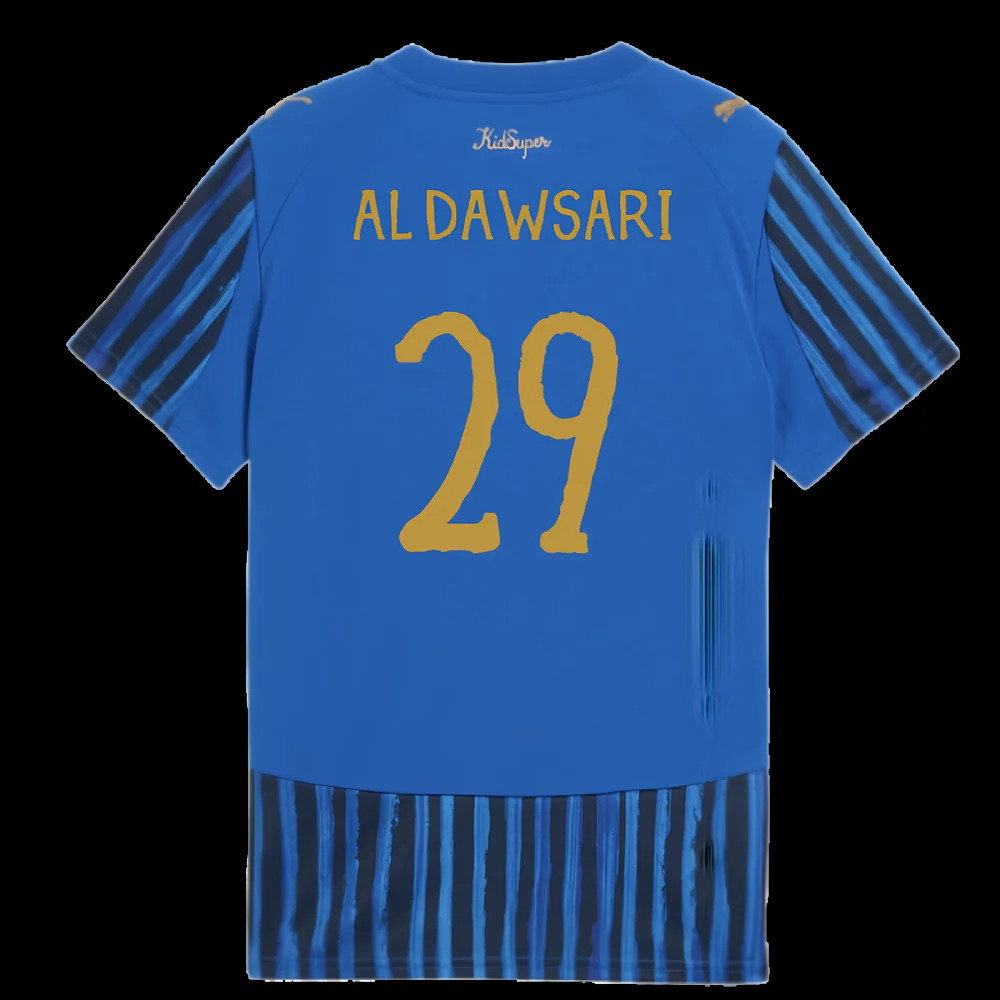 2025-2026 KIDSUPER x Al-Hilal SFC CWC Home Shirt (Blue) (Al Dawsari 29)