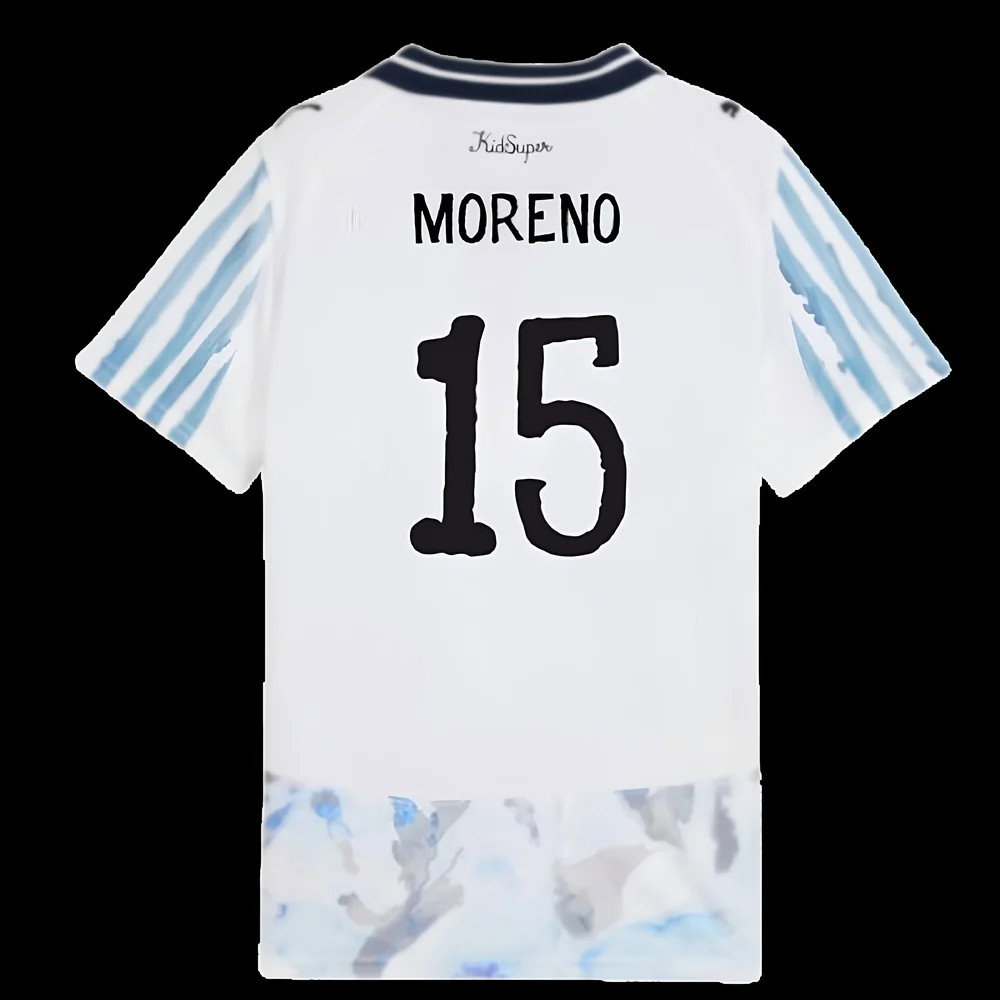 2025-2026 KIDSUPER x CF Monterrey CWC Shirt (White) - Kids (Moreno 15)