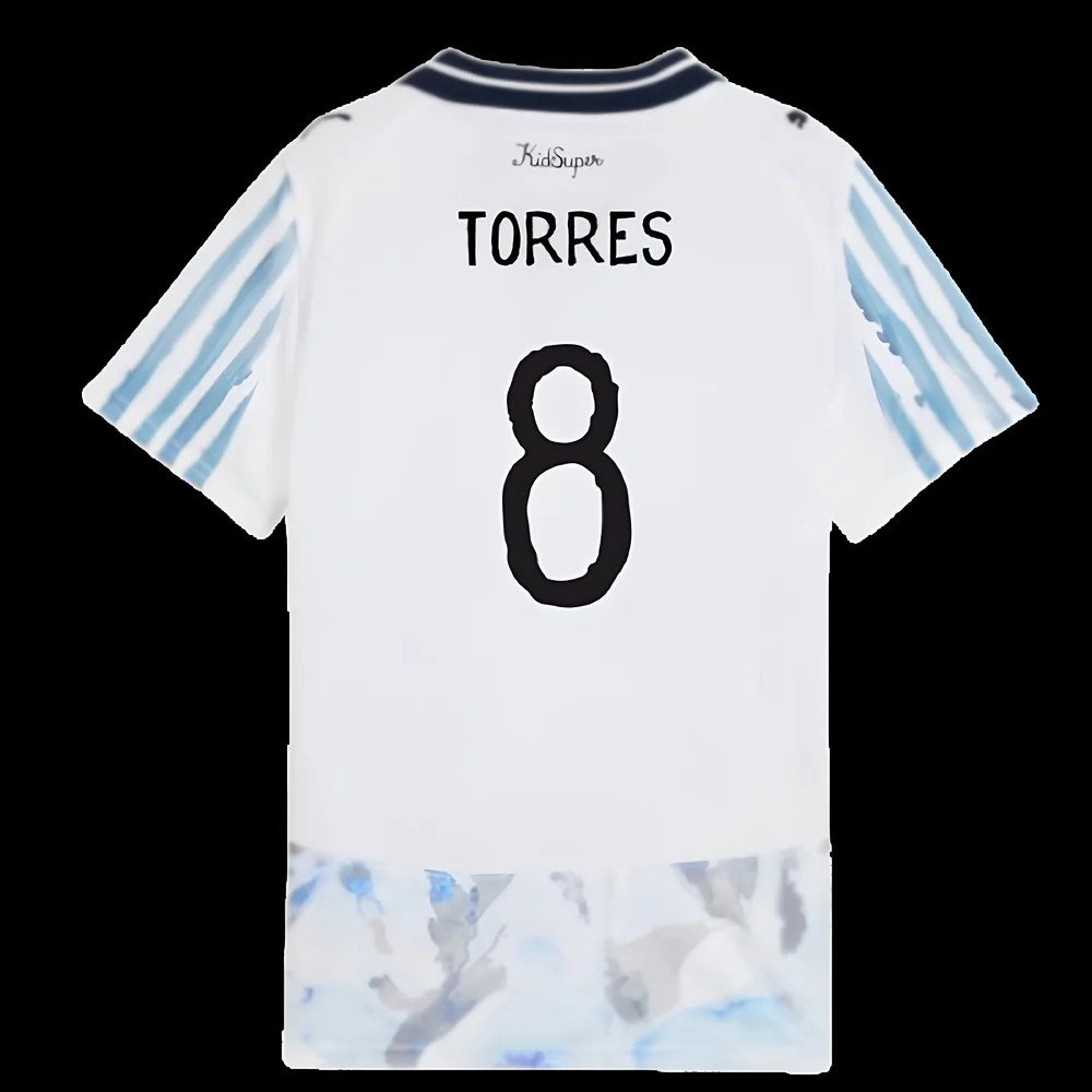 2025-2026 KIDSUPER x CF Monterrey CWC Shirt (White) - Kids (Torres 8)