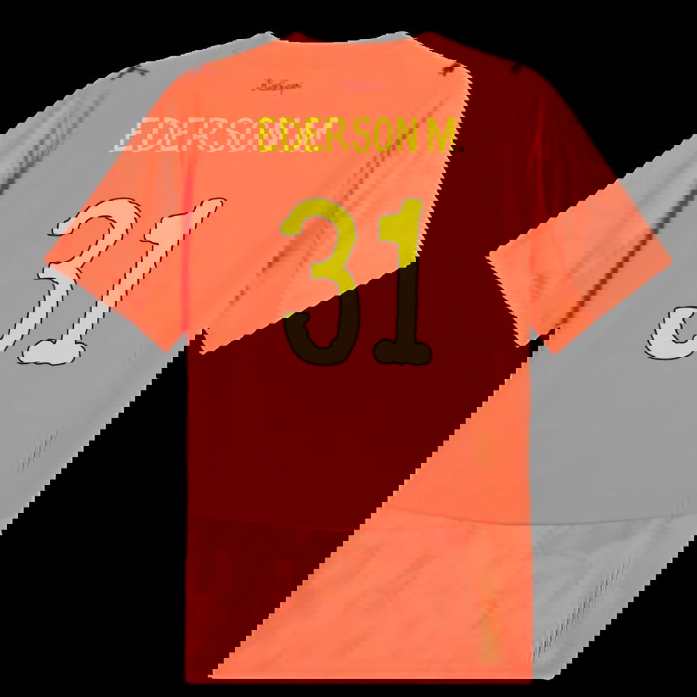 2025-2026 KIDSUPER x Manchester City CWC Shirt (Neon Sun) (Ederson M. 31)