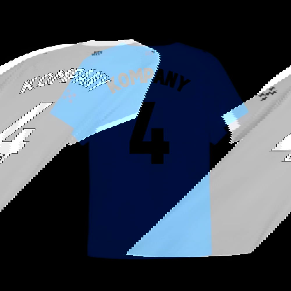 2025-2026 Man City Authentic Home Shirt (Kompany 4)