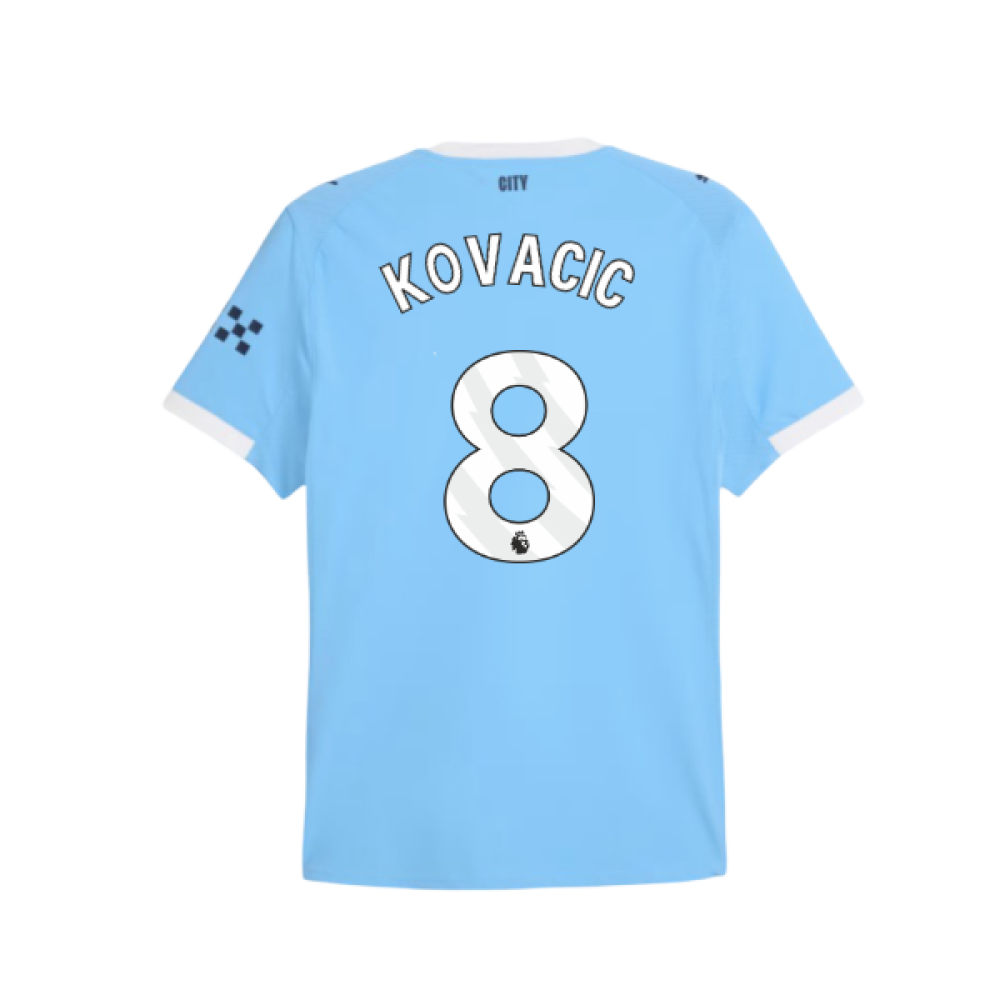 2025-2026 Man City Authentic Home Shirt (Kovacic 8)