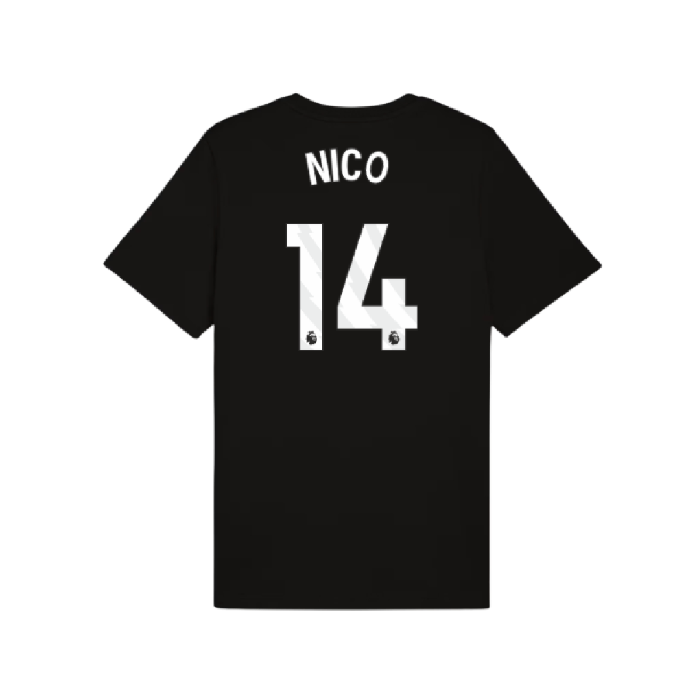 2025-2026 Man City FtblESS Tee (Black) (Nico 14)