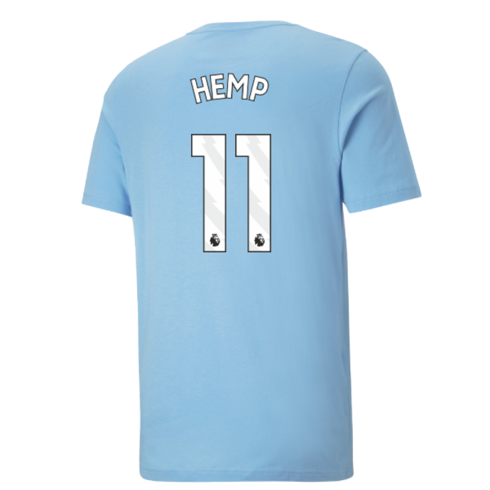 2025-2026 Man City FtblESS Tee (White) (Hemp 11)