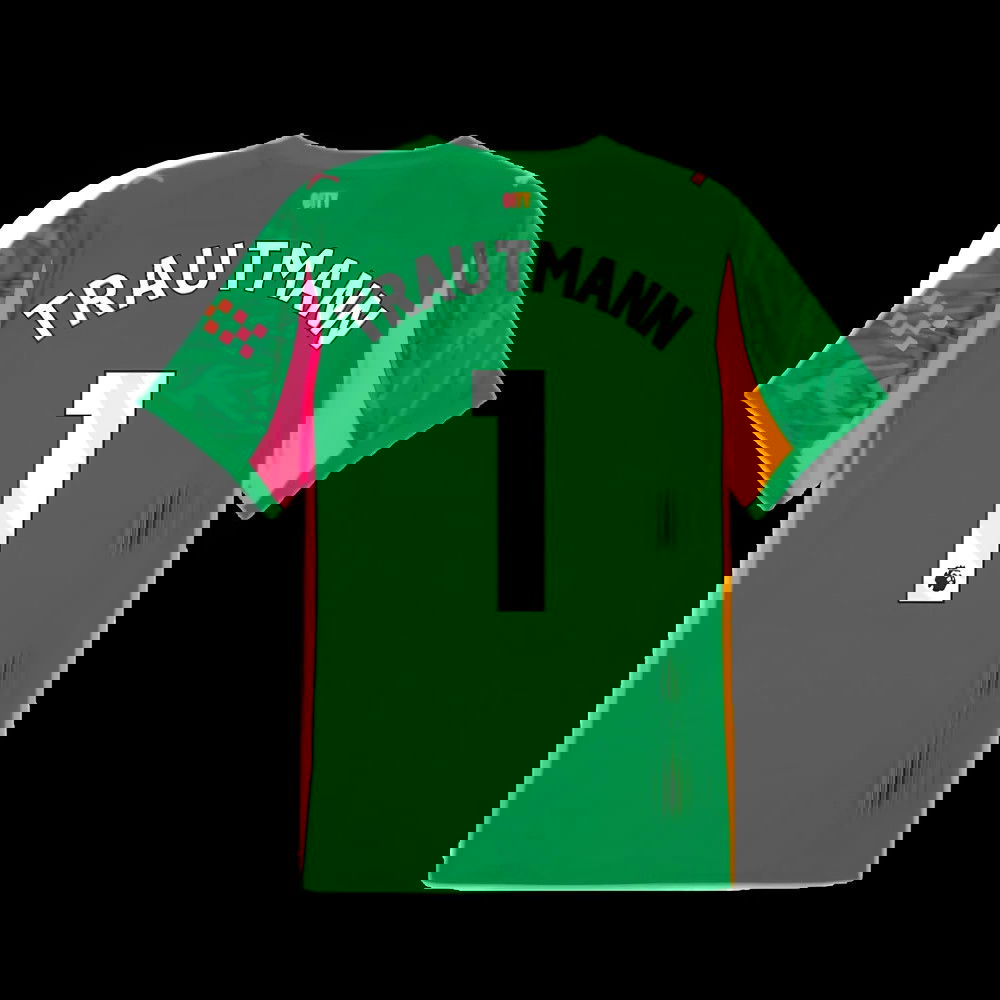 2025-2026 Man City Goalkeeper Away Shirt (Green) (Trautmann 1)