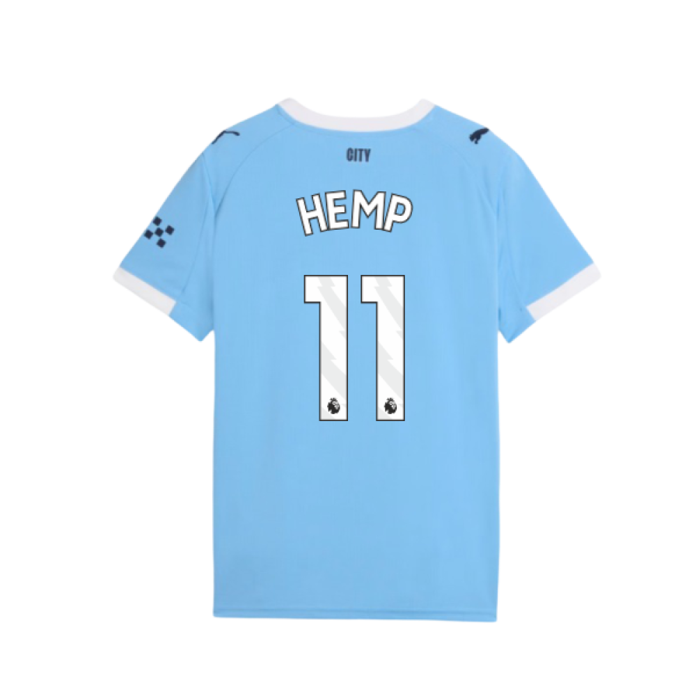 2025-2026 Man City Home Shirt (Kids) (Hemp 11)