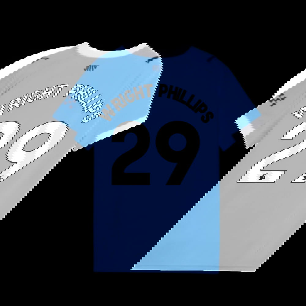 2025-2026 Man City Home Shirt (Kids) (Wright Phillips 29)