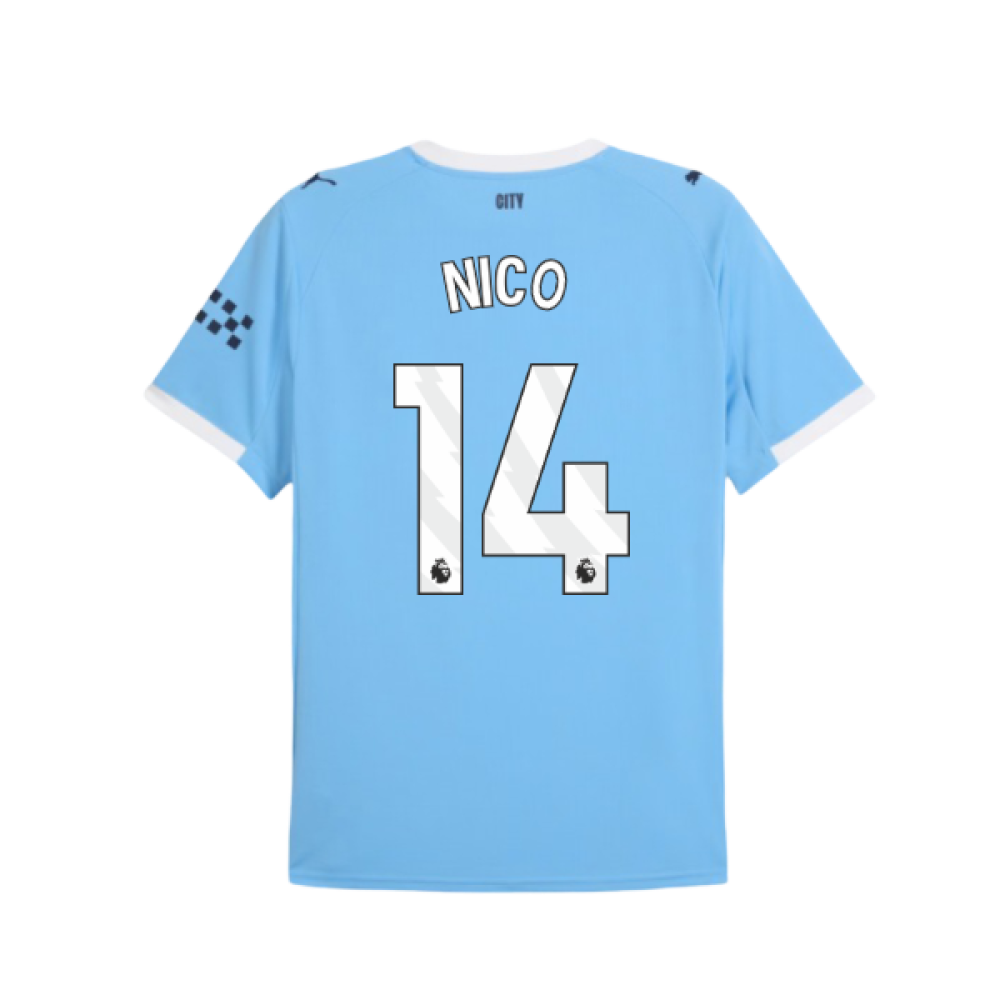 2025-2026 Man City Home Shirt (Nico 14)