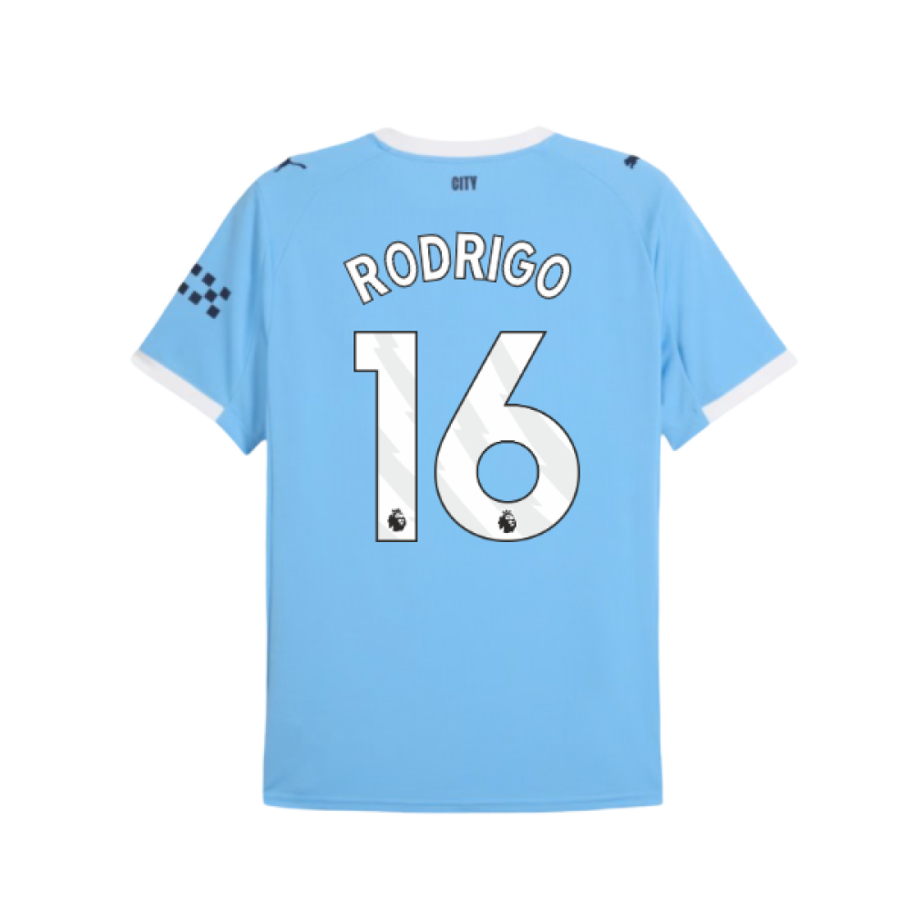 2025-2026 Man City Home Shirt (Rodrigo 16)