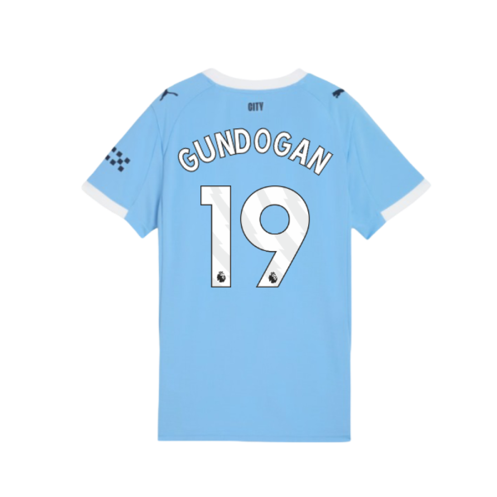 2025-2026 Man City Home Shirt (Womens) (Gundogan 19)