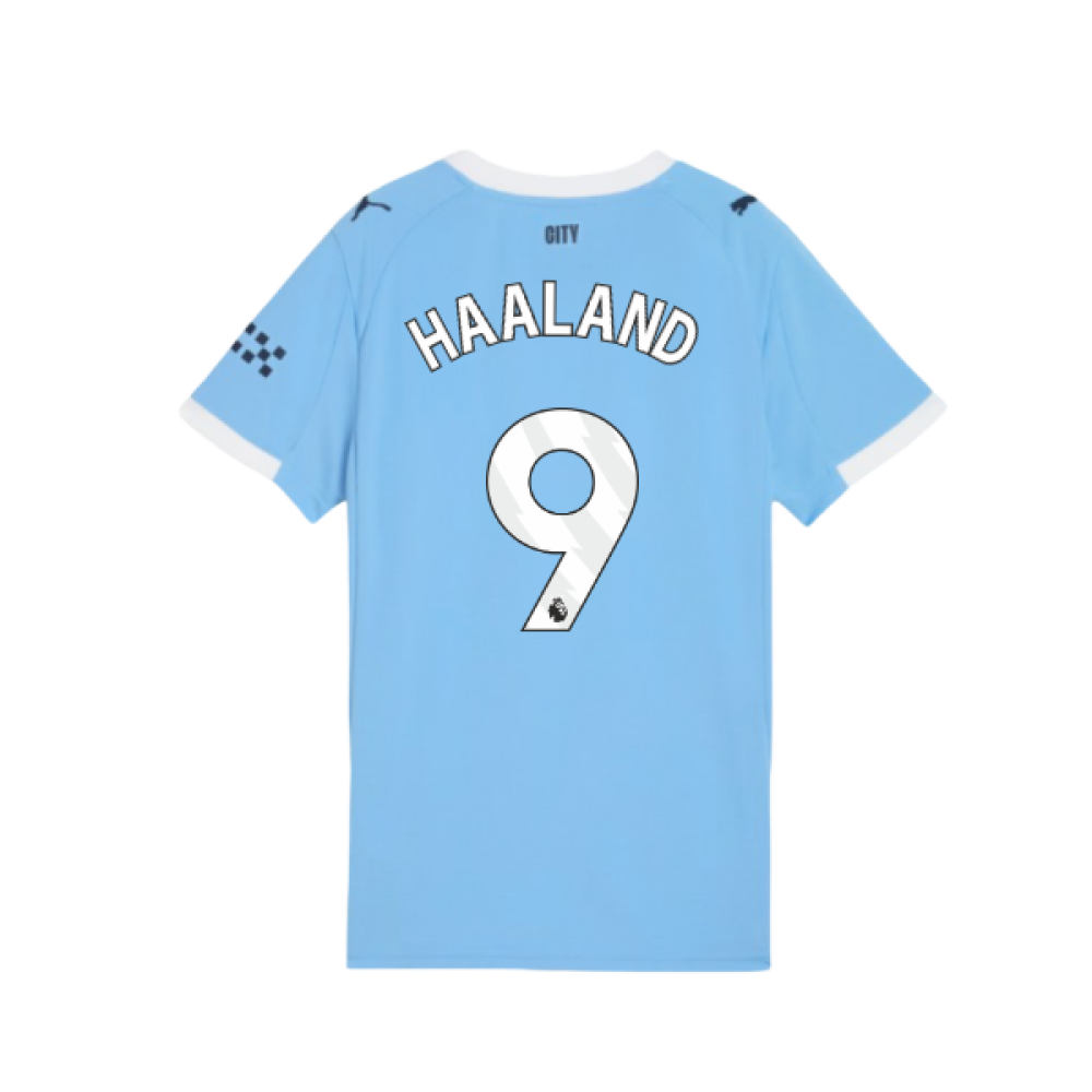 2025-2026 Man City Home Shirt (Womens) (Haaland 9)
