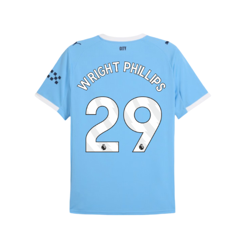 2025-2026 Man City Home Shirt (Wright Phillips 29)