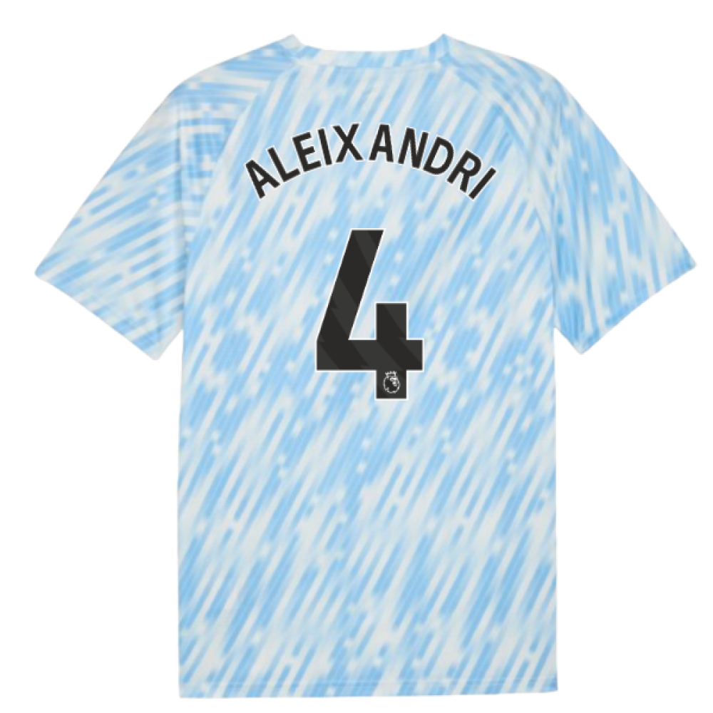 2025-2026 Man City Warm Up Jersey (Silver Sky) (Aleixandri 4)