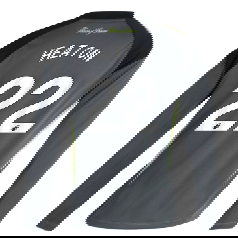 2025-2026 Man Utd Home Goalkeeper Shirt (Grey) - Kids (Heaton 22)