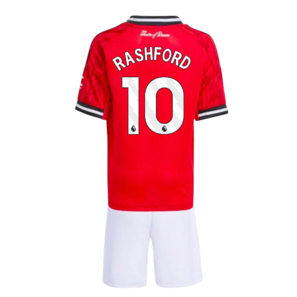 2025-2026 Man Utd Home Mini Kit (Rashford 10)