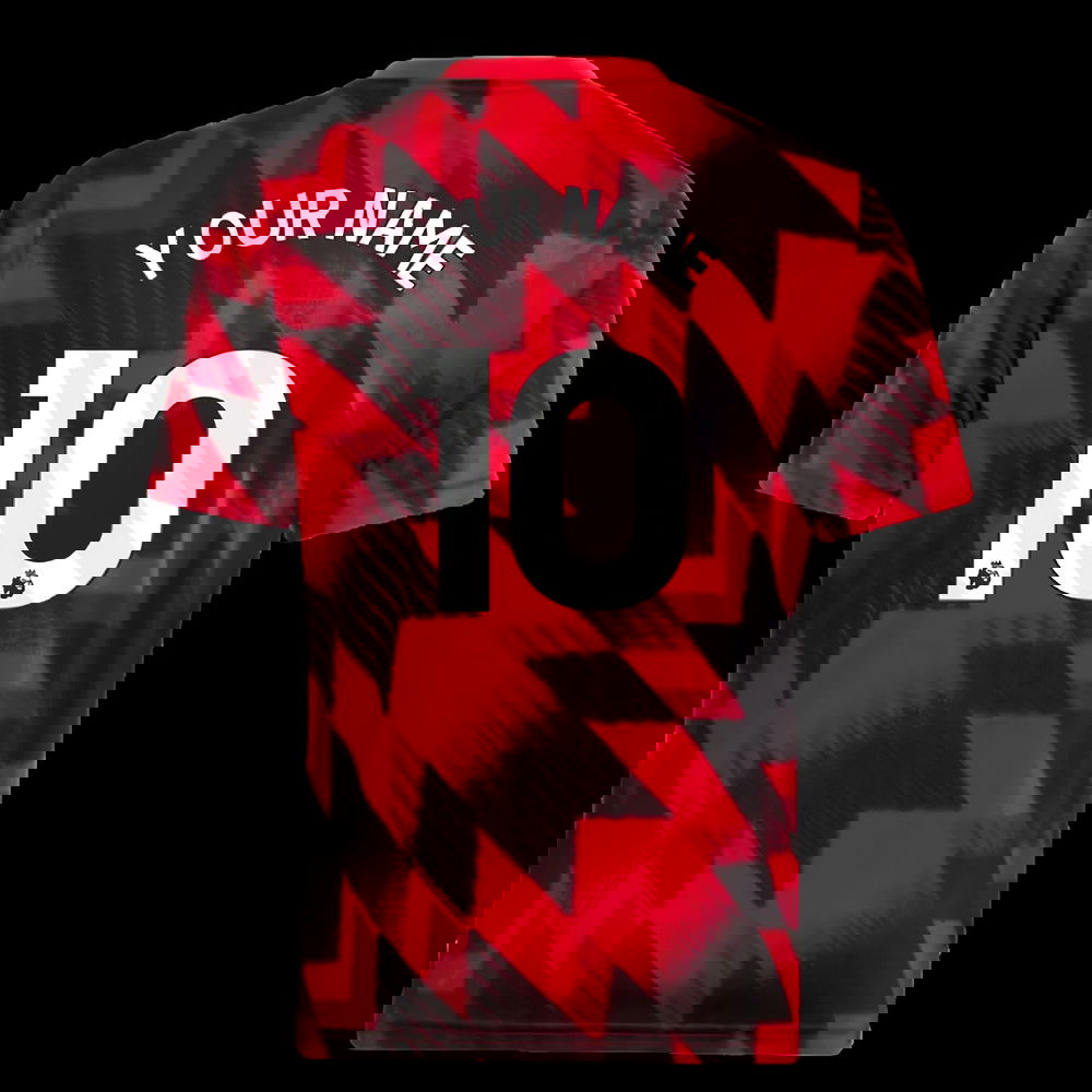 2025-2026 Man Utd Pre-Match Shirt (Red) - Kids (Your Name)
