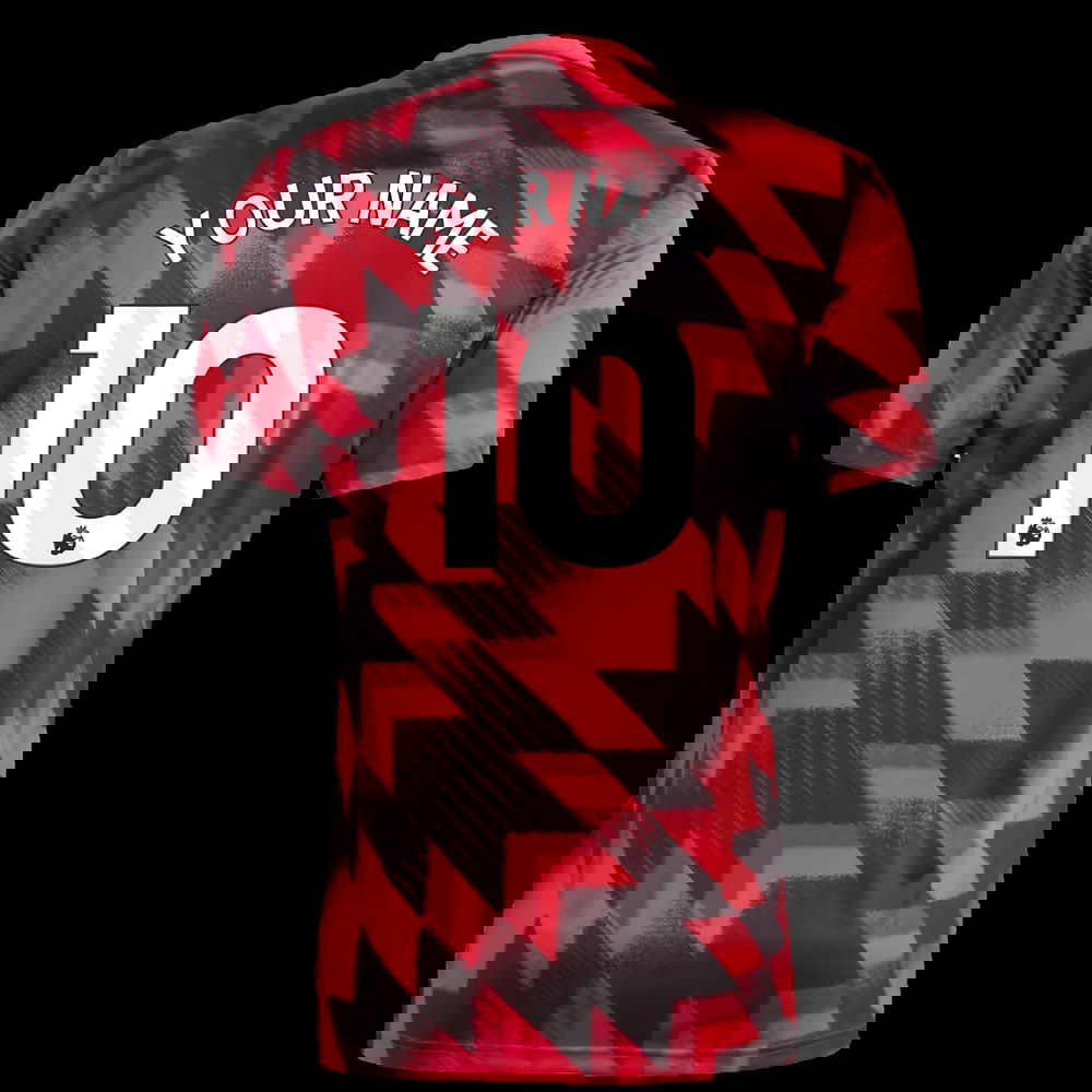 2025-2026 Man Utd Pre-Match Shirt (Red) (Your Name)