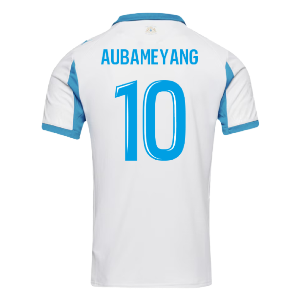 2025-2026 Marseille Home Shirt (Aubameyang 10)